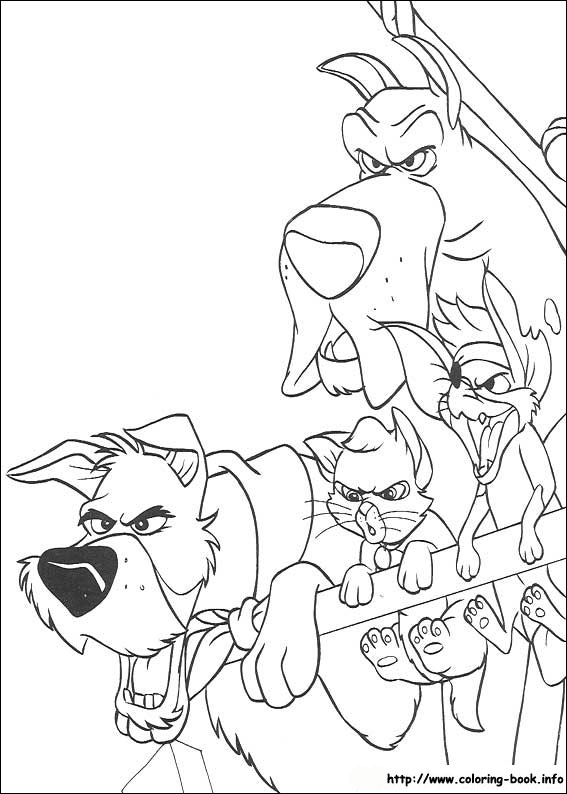 Oliver and Company coloring picture